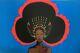 Afro Queen Vintage 1971 Blacklight Poster 28 X 42