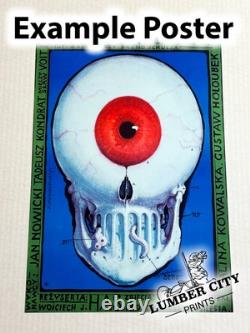 Age of Aquarius Psychedelic Poster 1969 Wall Art Print 60s