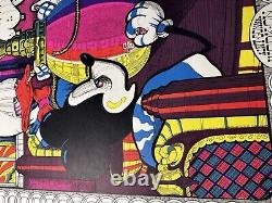 Aint Gonna Work on Dizzy's Farm No More Framed Black Light Disney Satire Poster