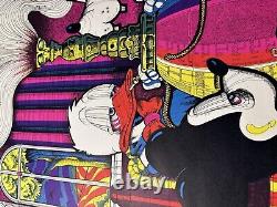 Aint Gonna Work on Dizzy's Farm No More Framed Black Light Disney Satire Poster