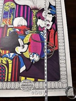 Aint Gonna Work on Dizzy's Farm No More Framed Black Light Disney Satire Poster