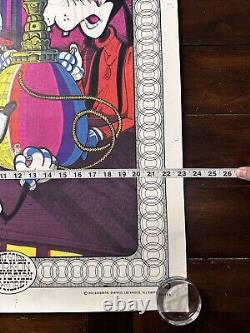 Aint Gonna Work on Dizzy's Farm No More Framed Black Light Disney Satire Poster