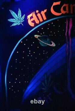 Air Cannabis, Come Fly with Us Western Graphics Corp. Felt glows in black light
