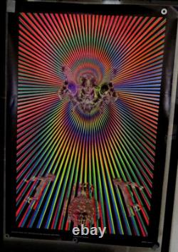 Alchemical Horses Vintage Blacklight Psychedelic Poster 1970 East Totem West #2