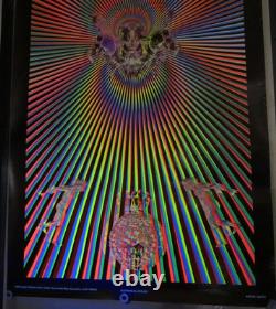 Alchemical Horses Vintage Blacklight Psychedelic Poster 1970 East Totem West #2