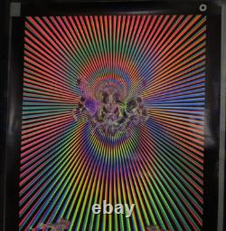 Alchemical Horses Vintage Blacklight Psychedelic Poster 1970 East Totem West #2