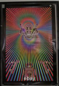 Alchemical Horses Vintage Blacklight Psychedelic Poster 1970 East Totem West #2