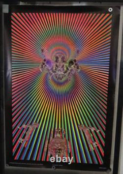 Alchemical Horses Vintage Blacklight Psychedelic Poster 1970 East Totem West #2