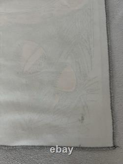 Alice In Wonderland Tapestry 1970 Black Light Fabric Poster 23 x 29