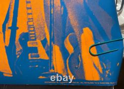 All Star Harrison Dylan Clapton Vintage 1971 Blacklight Pakistani Relief Poster