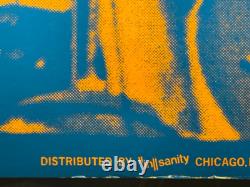 All Star Harrison Dylan Clapton Vintage 1971 Blacklight Pakistani Relief Poster