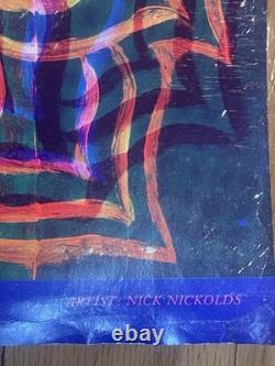 American Shakti Original Vintage Blacklight Poster East Totem West 1967 Nickolds