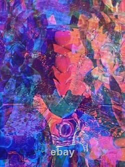 American Shakti Original Vintage Blacklight Poster East Totem West 1967 Nickolds