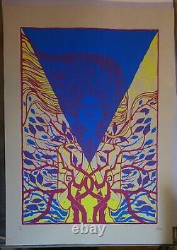 As Above. Malleus Rock Art AP Black Light Poster Limited Edition #'d 12/25
