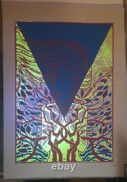 As Above. Malleus Rock Art AP Black Light Poster Limited Edition #'d 12/25