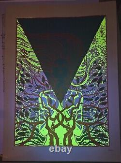 As Above. Malleus Rock Art AP Black Light Poster Limited Edition #'d 12/25