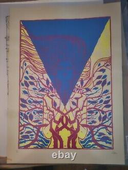 As Above. Malleus Rock Art AP Black Light Poster Limited Edition #'d 12/25
