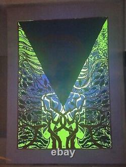 As Above. Malleus Rock Art AP Black Light Poster Limited Edition #'d 12/25