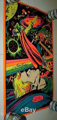 Astral Thor 1971 Marvel Third Eye Blacklight poster TE4006 JACK KIRBY SIGNED