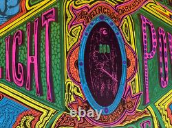 BIG SUR CRUSADE VINTAGE 1968 MOTORCYCLE BLACKLIGHT POSTER By Celestial Arts HUMP