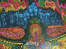 BIG SUR CRUSADE VINTAGE 1968 MOTORCYCLE BLACKLIGHT POSTER By Celestial Arts HUMP