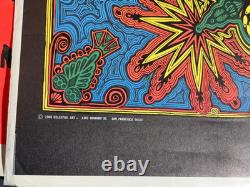 BIG SUR CRUSADE VINTAGE 1968 MOTORCYCLE BLACKLIGHT POSTER By Celestial Arts HUMP