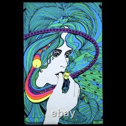 BLACKLIGHT Acid Queen Tom Gatz Medina 1970 Pro Arts 22x33 Original
