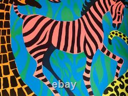 BLACKLIGHT CIRCUS VINTAGE 1968 BLACK LIGHT CELESTIAL ARTS POSTER By Ron Wander