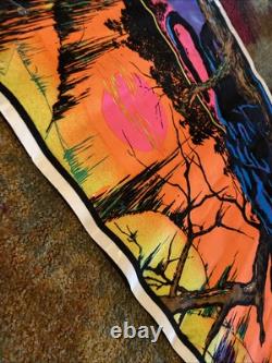 BLACK LIGHT POSTER JUNGLE CAT #136 1973, Funky Enterprises 35 X 23