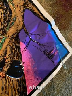 BLACK LIGHT POSTER JUNGLE CAT #136 1973, Funky Enterprises 35 X 23