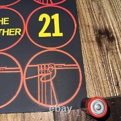 BLACK PANTHERS Free the Panther 21 Black light Poster Original 1960's
