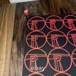 BLACK PANTHERS Free the Panther 21 Black light Poster Original 1960's
