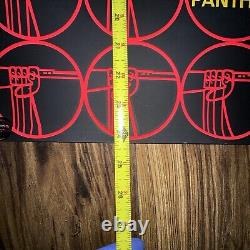 BLACK PANTHERS Free the Panther 21 Black light Poster Original 1960's
