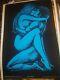 Blue Passion 1970's Vintage Blacklight Nos Poster Sex By Warren Dillon