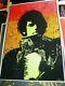 Bob Dylan 1968 68 Vintage Blacklight Rock Nos Poster By Joe Roberts Jr -nice