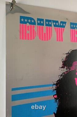 BUY BONDS ORIGINAL FOUR PEOPLE BLACKLIGHT POSTER 1971 Andy Warhol Factory