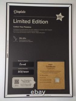 Batman Black Light Metal Displate Poster Limited Edition DC Comics