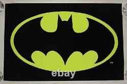 Batman Black Light Velvet Poster Vintage 1964 Rolled SP Publishing