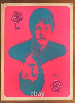 Beatle Blacklight Poster Paul McCartney
