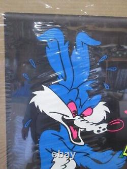 Beep beep Yurass! Vintage poster 1971 black light roadrunner Coyote 18411
