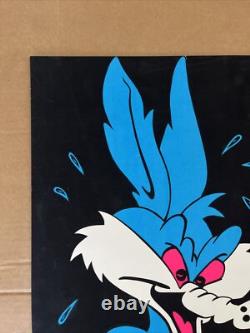 Beep beep yurass blacklight poster coyote road runner original 1960s