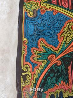Big Sur Light Power Crusade Vintage 1968 Blacklight Headshop Poster 23 x 35