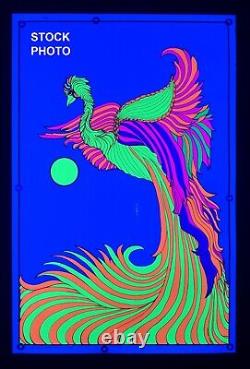 Bird / Chicken #180 Vintage Blacklight Poster Steve Sachs Kaminski Psychedelic