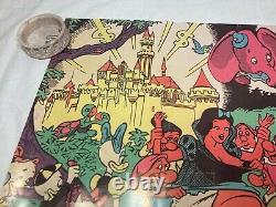 Black Light DISNEY Orgy WALLY WOOD 1960s Mad Character Disneyland Poster/Print