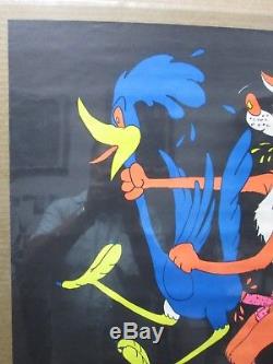 Black Light Poster Now Say Beep, Beep son of a B! Tch parody roadrunner In#G2897