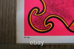 Black Madonna 1972 AA Sales vintage black light screenprint poster