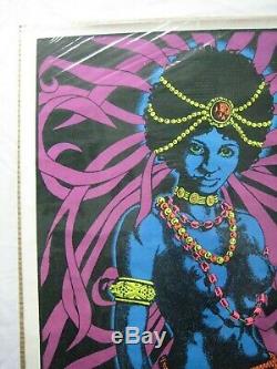 Black Magic Woman Black Light Vintage Poster 1971 Cng984