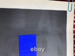 Black On Blue Vintage 1968 Hippie Blacklight Poster Signed By Craig Howard