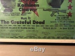 Black Panther & Grateful Dead Original Vintage Poster Seale Huggins Davis 1971