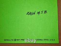 Black Power Woman Psychedelic Blacklight Poster Zash M. J. B